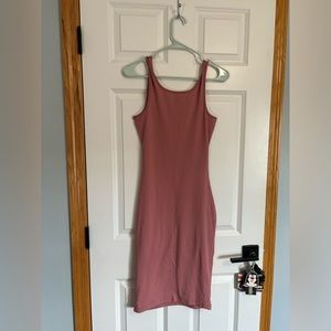 Pinky bodycon barely worn dress